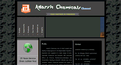 Desktop Screenshot of adarshchem.com