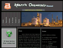 Tablet Screenshot of adarshchem.com